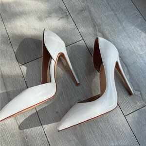 Elegant White High Heels